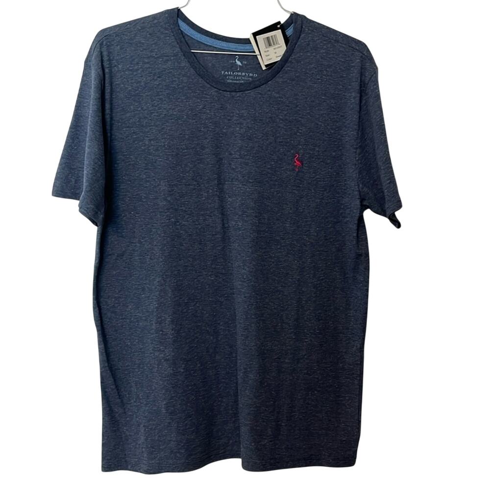 TaylorBird THE CLASSIC COTTON CREW NECK Lightweight Blue TEE Size M